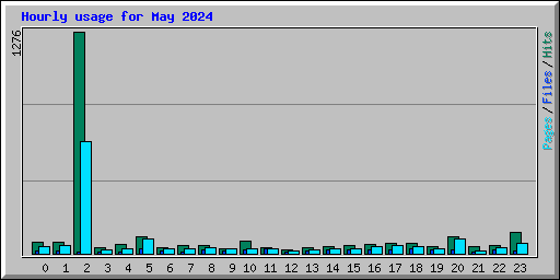 Hourly usage for May 2024